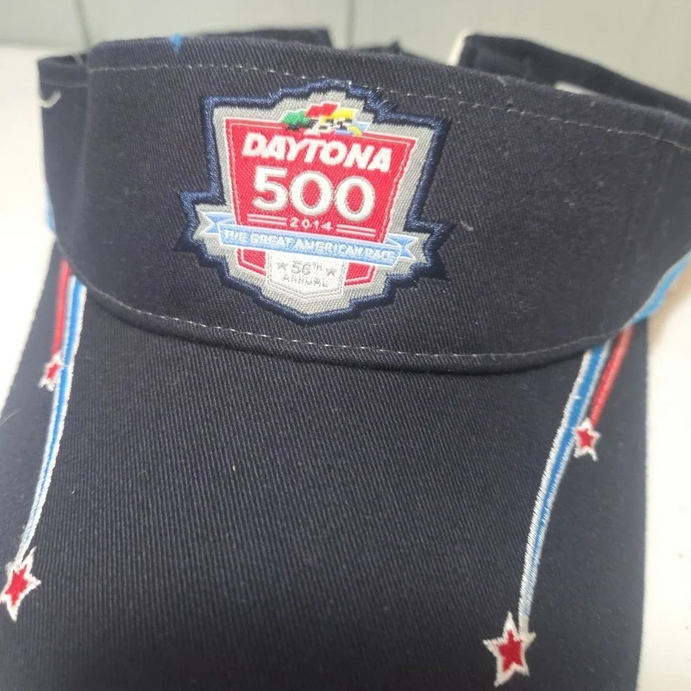 Daytona 500 56th Annual 2014 The Great American Race NASCAR Visor Shooting Stars